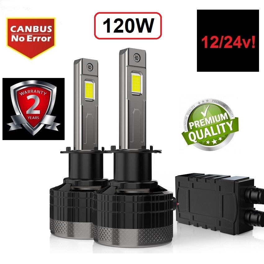 LED H1 SET CSP chip 12-24v 20000LM  CanBus Beograd Zemun